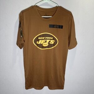 Nike New York Jets Salute to Service Brown Legend T-Shirt Men's Small